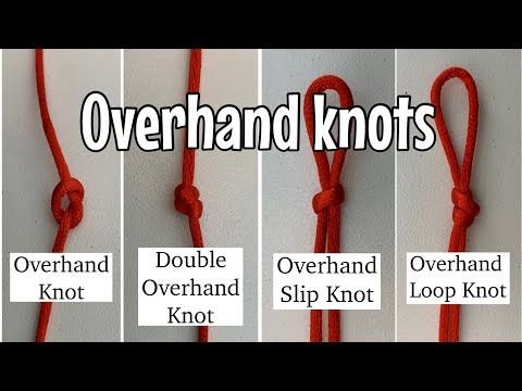 Over Hand Knots for the rope boat fender