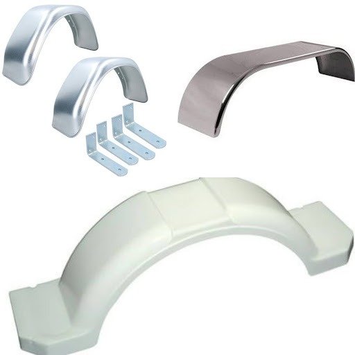 Three types of fenders for boat trailer.