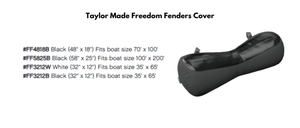 Taylor Made Freedom Fenders Cover Specifications