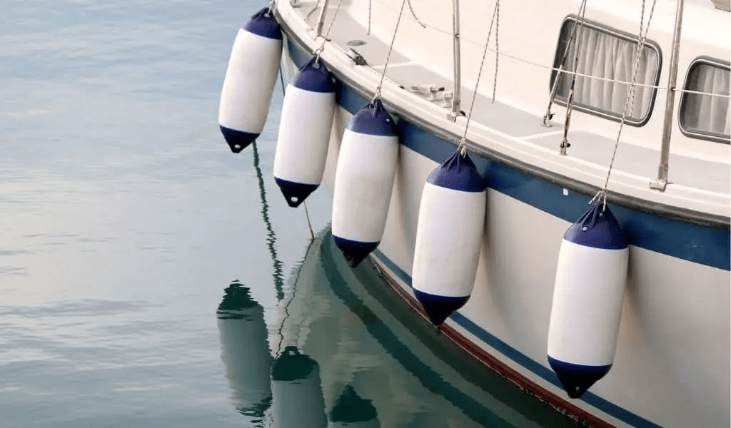 Fenders on a Boat.