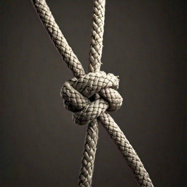 Slip knot_easy to adjust