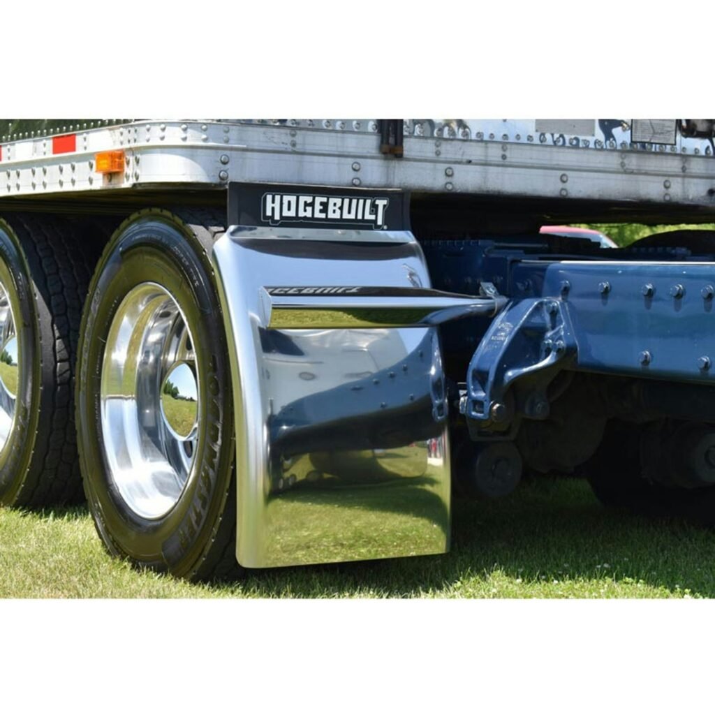 a polished and well-maintained quarter fender on a truck