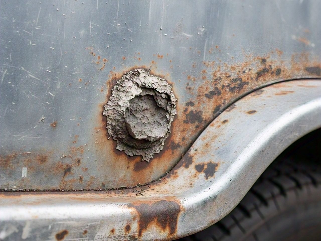 Rust on Single Axle Fenders