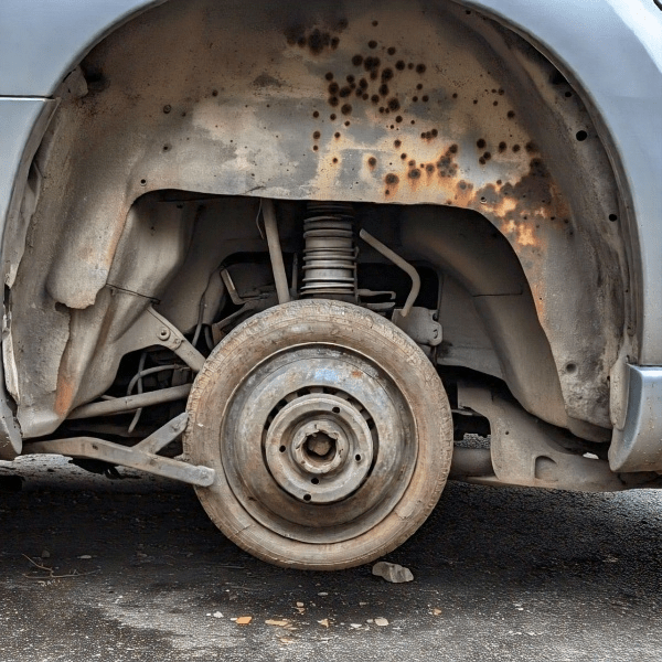 No use of Fender liners may lead to rust.